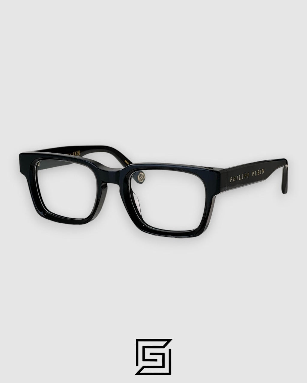 PHILIP PELEN Dark Shapes VPP145M Black Frame Gold Logo