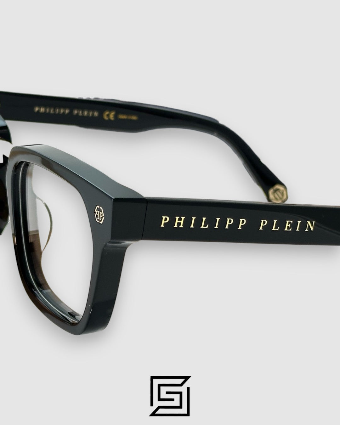 PHILIP PELEN Logo College VPP0700 Black Gold Frame Gold Logo