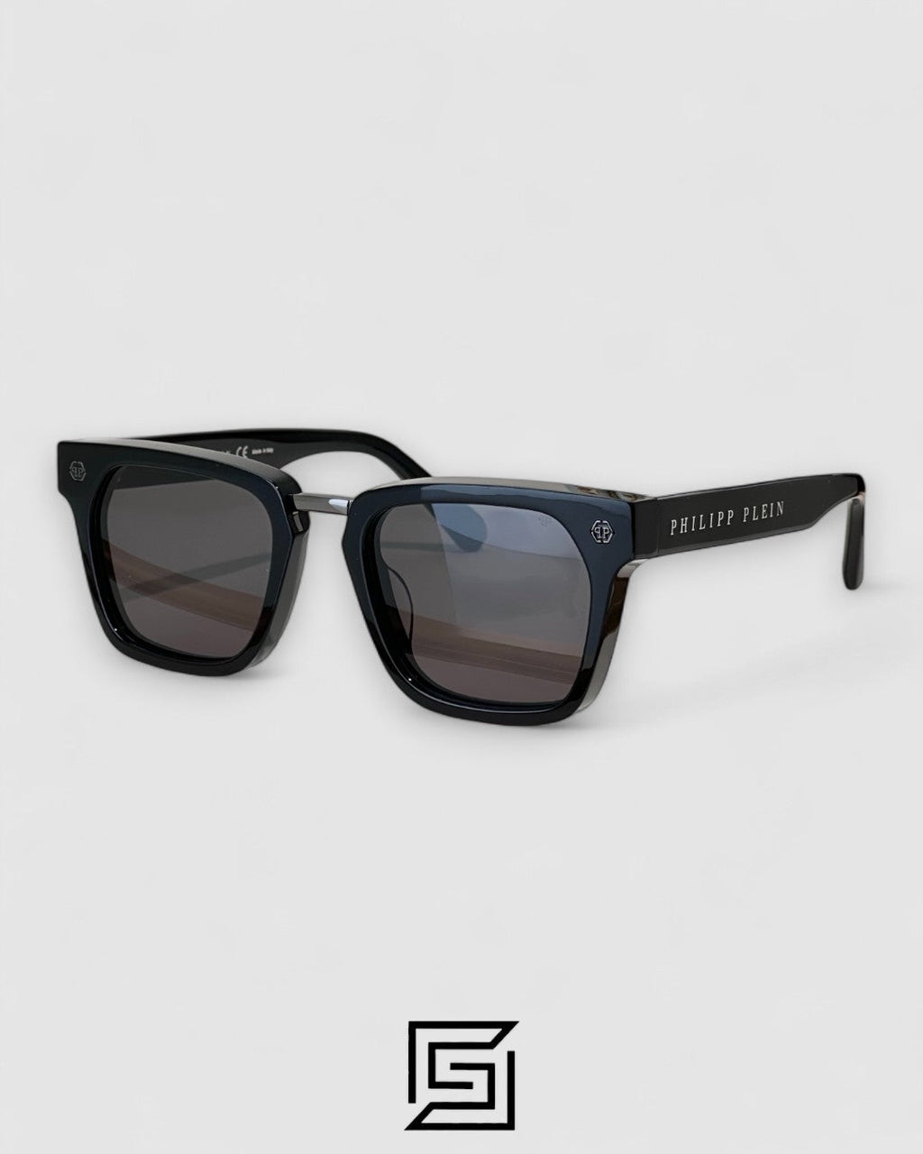 PHILIP PELEN Logo College VPP0700 Black Lenses Black Gun Frame Silver Logo