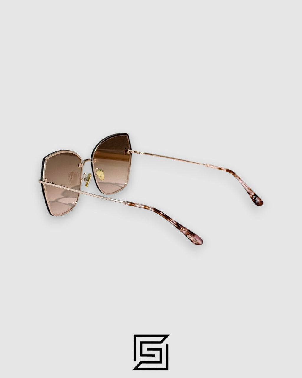 Tom Ford FT1107 Brown Mirror Lenses and Gold Frame