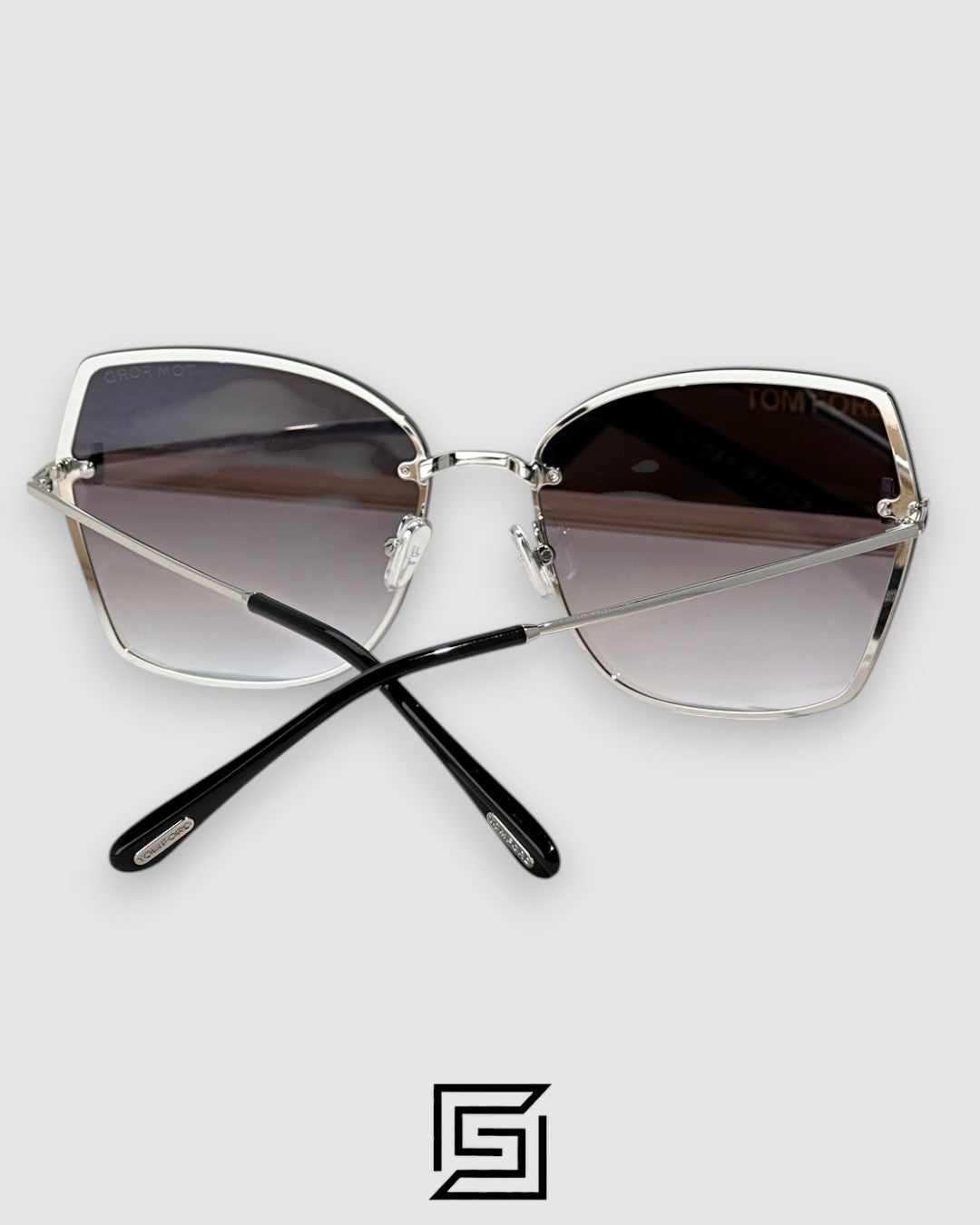 Tom Ford FT1107 Silver Mirror Lenses and Silver Frame