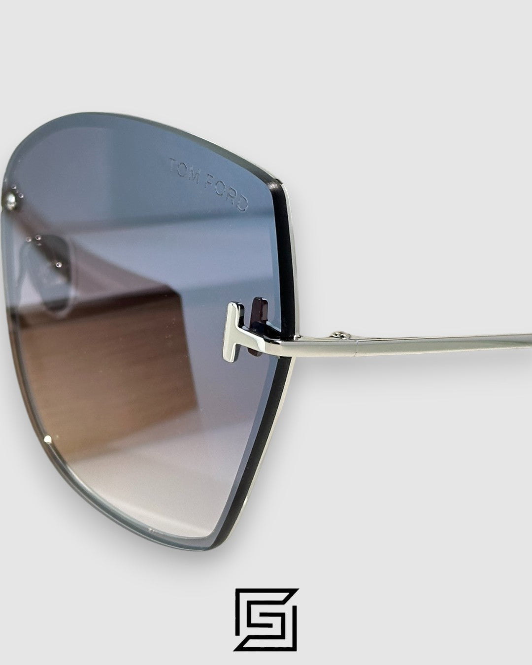 Tom Ford FT1107 Silver Mirror Lenses and Silver Frame