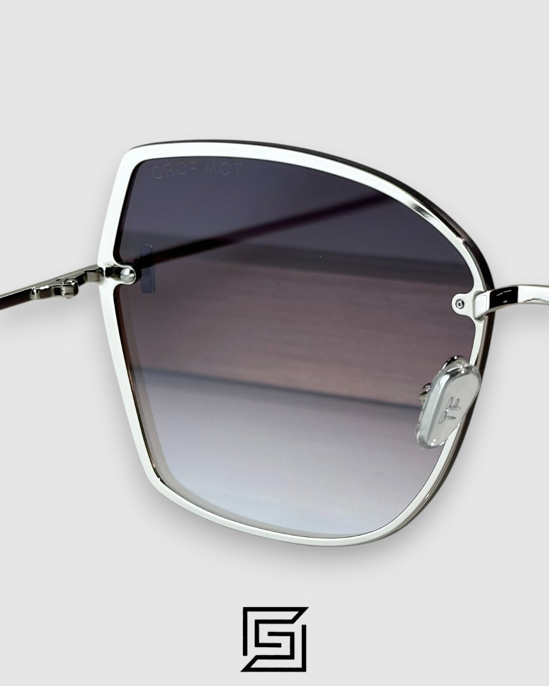 Tom Ford FT1107 Silver Mirror Lenses and Silver Frame