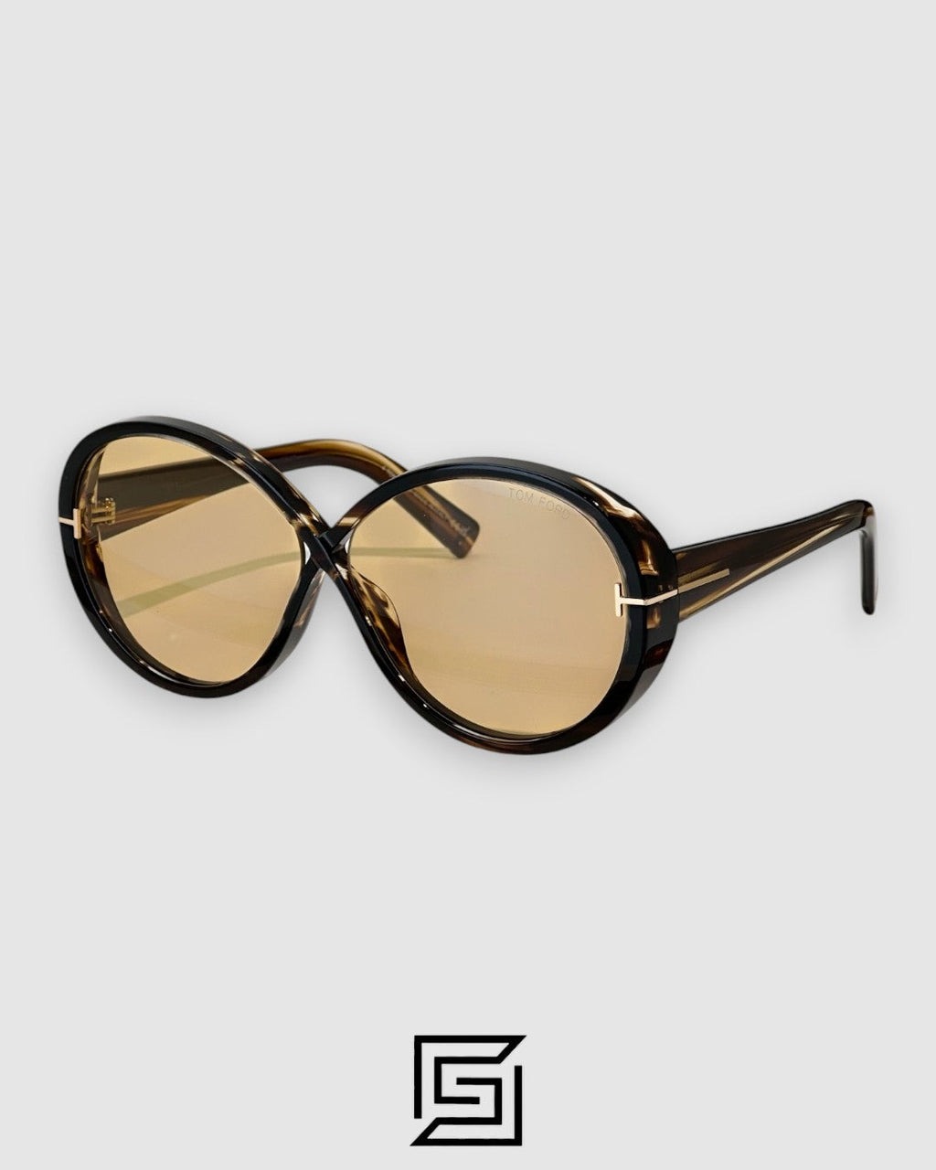 Tom Ford FT1116 Light Brown Lenses and Tiger Brown Frame