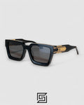 MAYBACH THE BOSS 1 Black Lenses Gold Black Frame