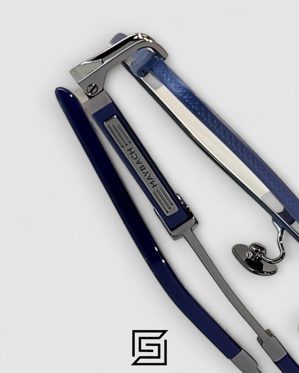 MAYBACH THE LENS Blue Mirror Lenses Gun Frame