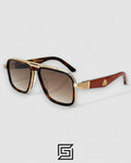 MAYBACH THE TENT 1 Honey Lenses Gold Tiger Brown Frame