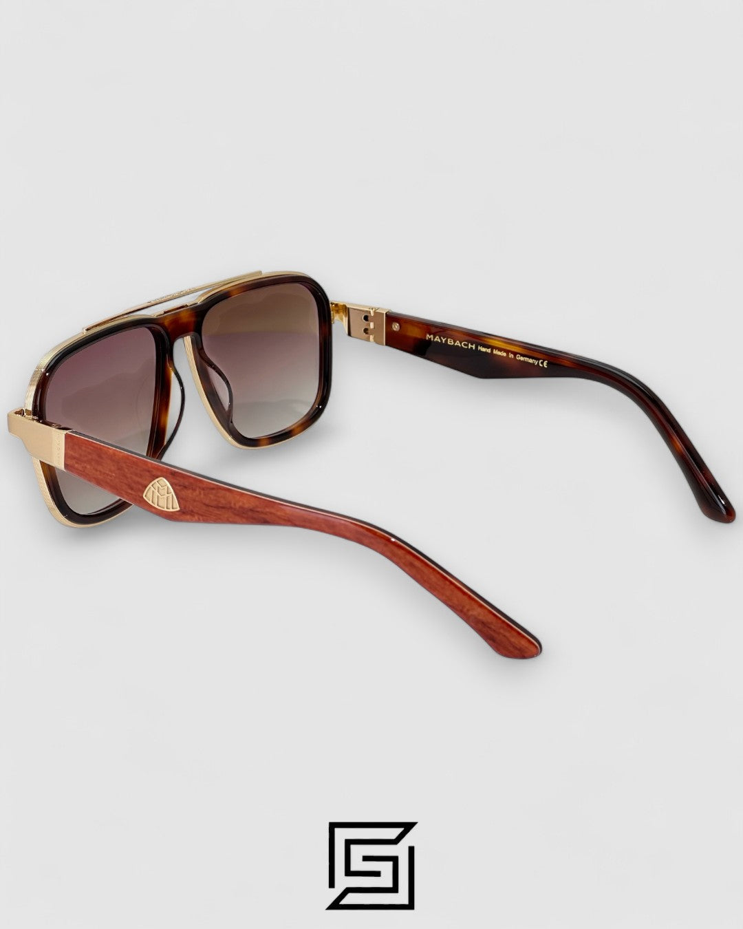 MAYBACH THE TENT 1 Honey Lenses Gold Tiger Brown Frame