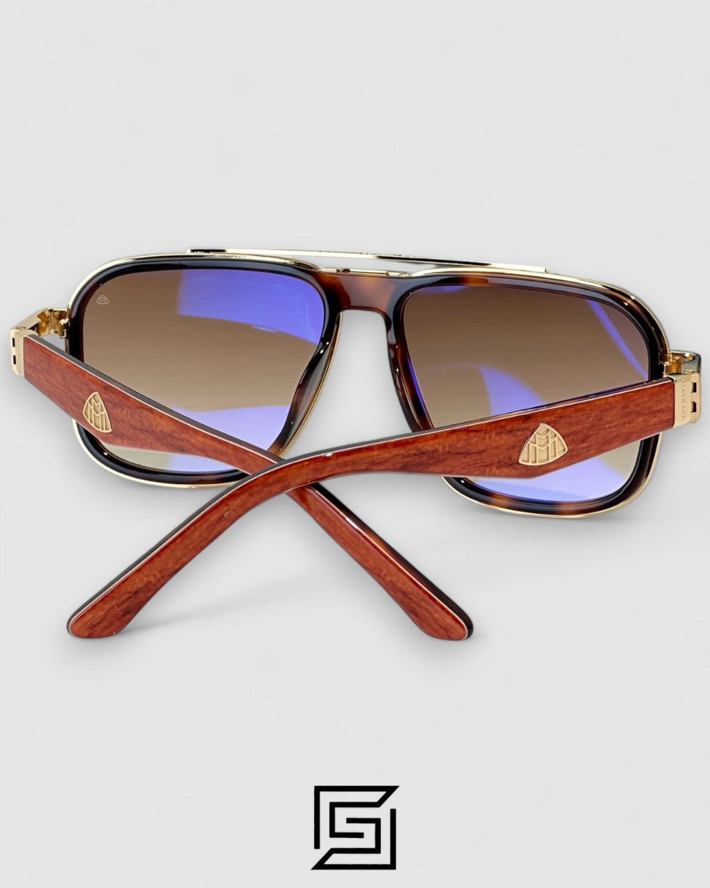 MAYBACH THE TENT 1 Honey Lenses Gold Tiger Brown Frame