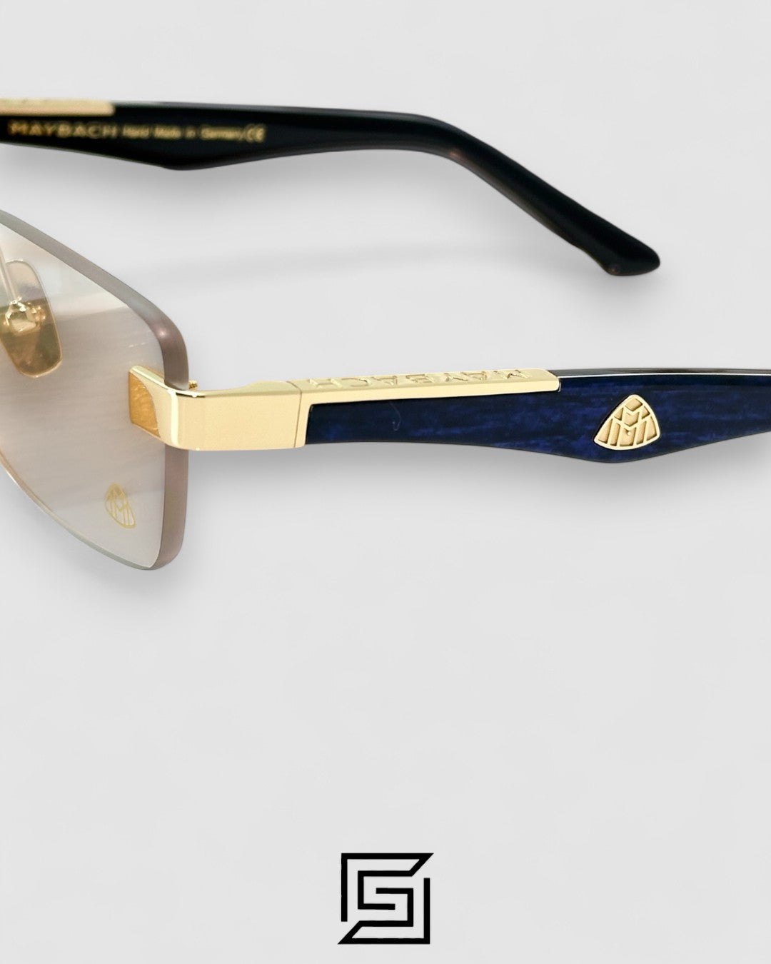 THE ARTIST 3 Gold Framless Blue Arm