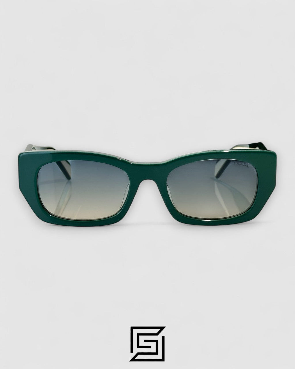 Prada PRB05 Grey Lenses Green Frame