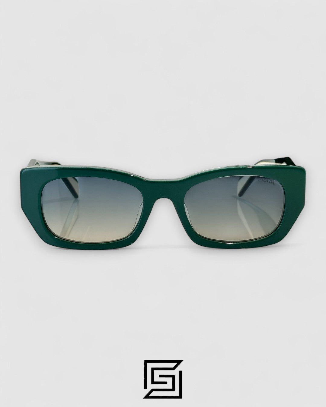 Prada PRB05 Grey Lenses Green Frame