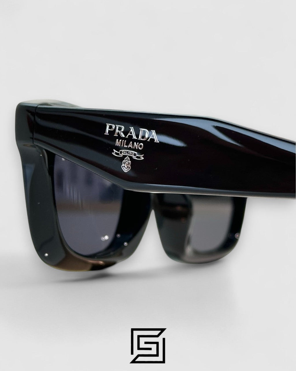 Prada SPR C06 Black Lenses Black Frame