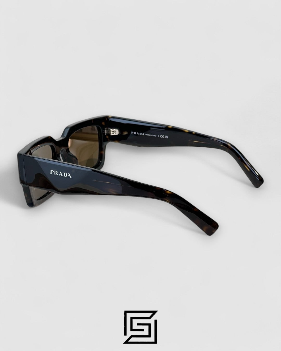 Prada SPR B17 Tiger Brown Sunglasses – Brown Lenses
