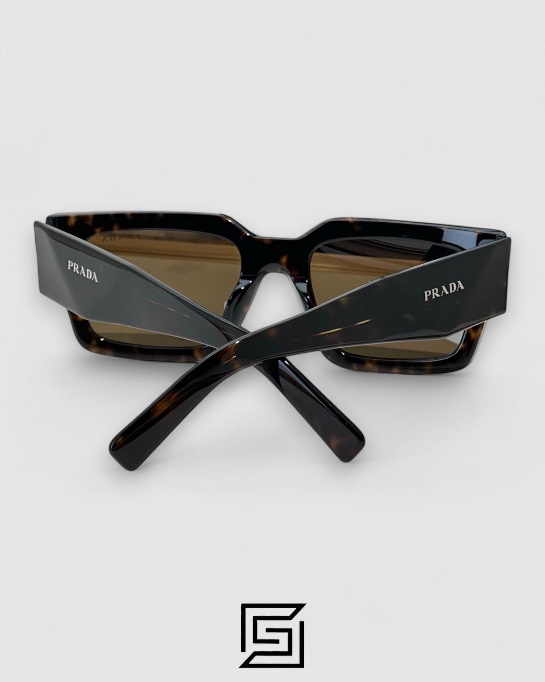 Prada SPR B17 Tiger Brown Sunglasses – Brown Lenses