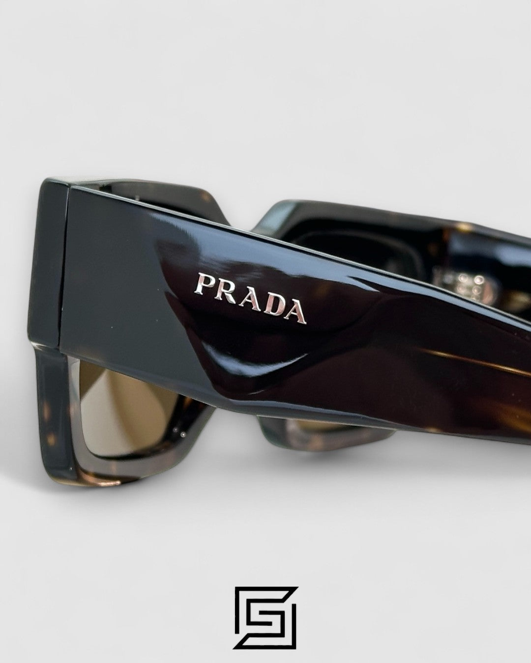 Prada SPR B17 Tiger Brown Sunglasses – Brown Lenses