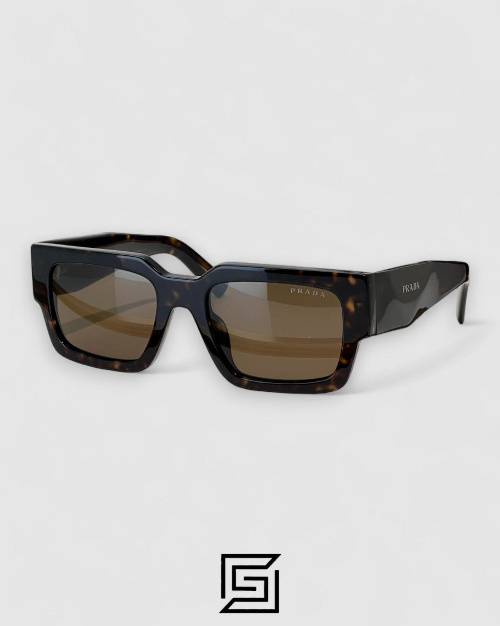 Prada SPR B17 Tiger Brown Sunglasses – Brown Lenses