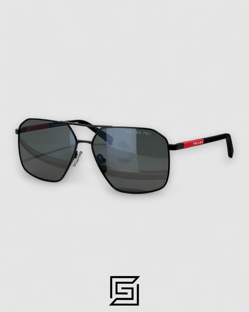 Prada SPS A50 Black Lenses Black Frame