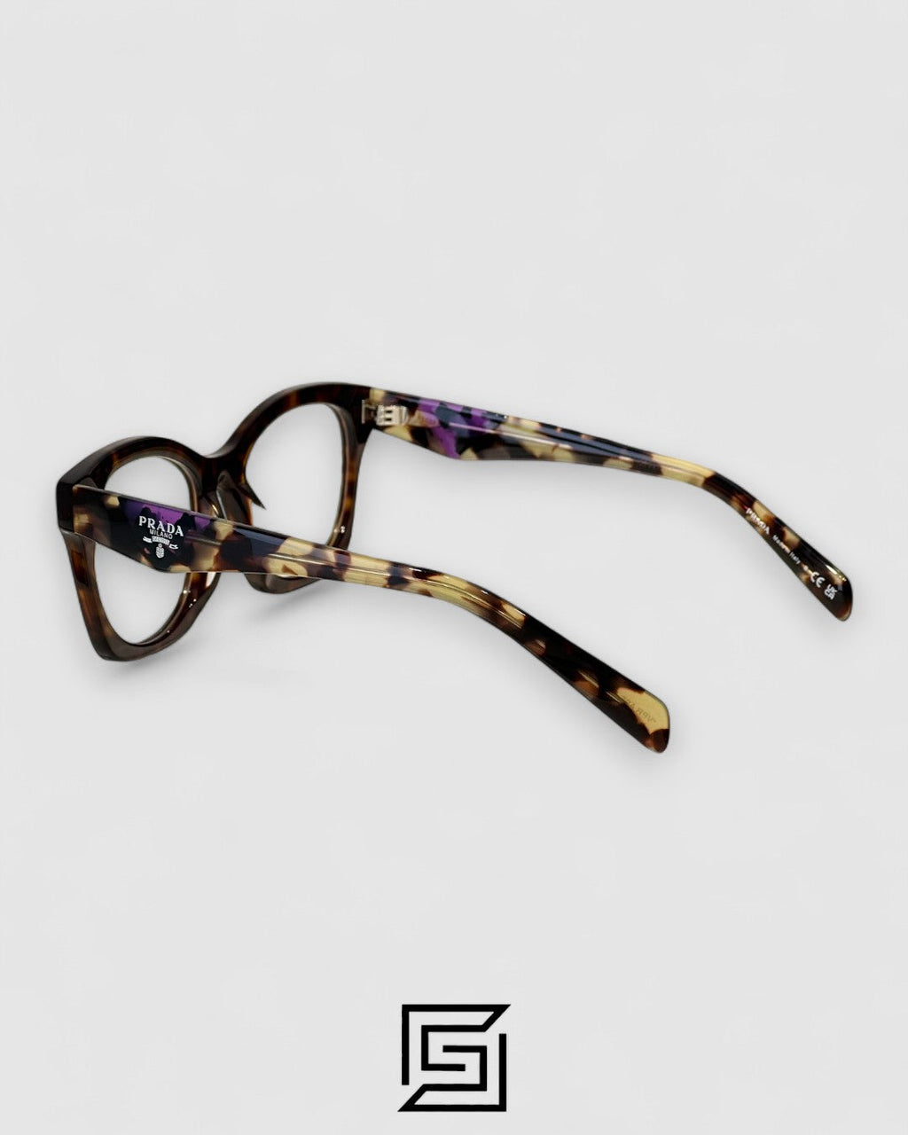 Prada VPR A05 Brown Tiger Frame Brown Tiger Arm