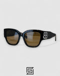 Balenciaga BB0323SK Black Lenses Black Frame