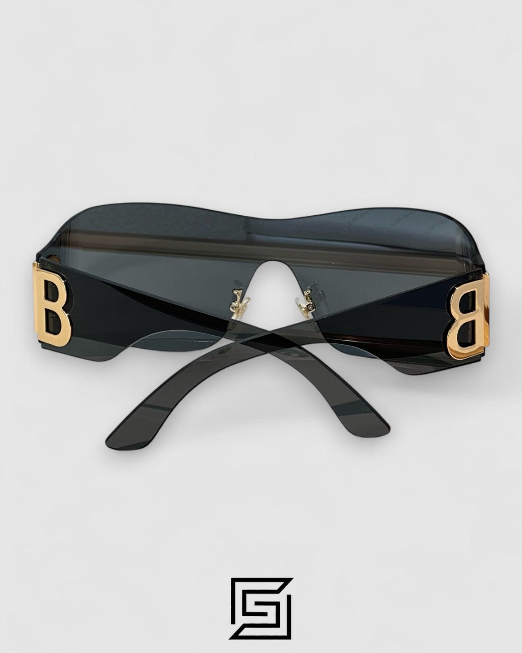 Balenciaga BB0359S Black Lenses Gold Logo