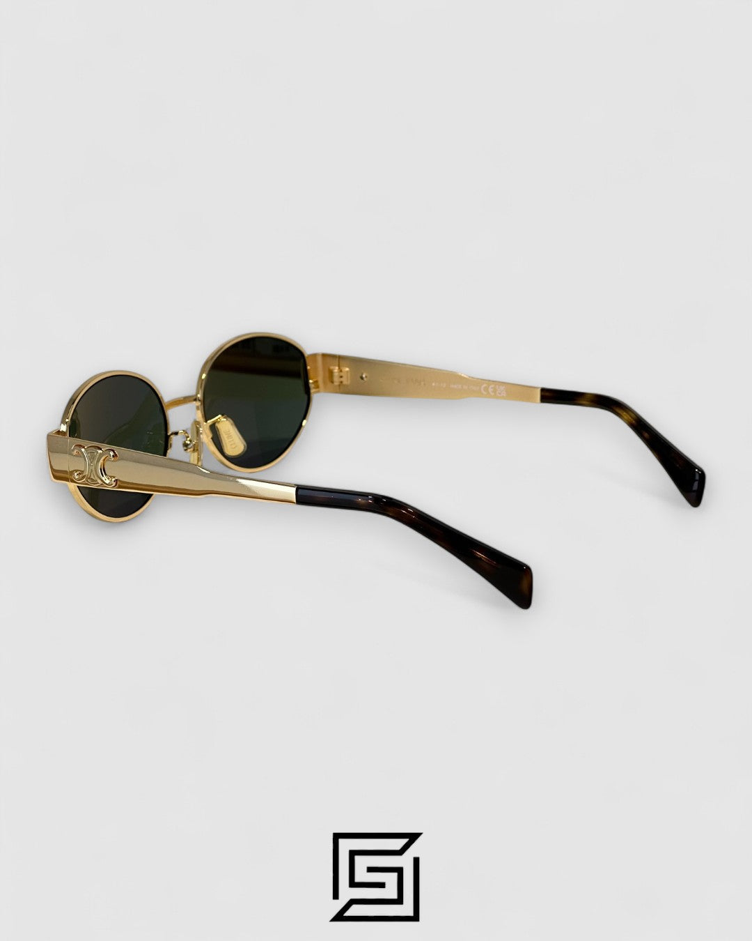 CELINE CL40235 Olive Lenses Gold Frame