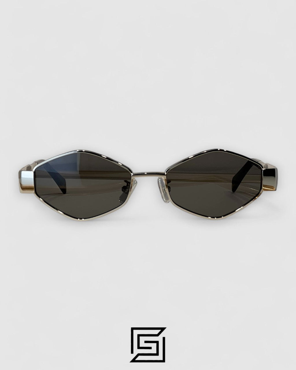 CELINE CL40254U Black Lenses Silver Frame