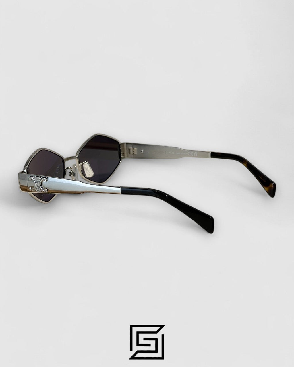 CELINE CL40254U Black Lenses Silver Frame