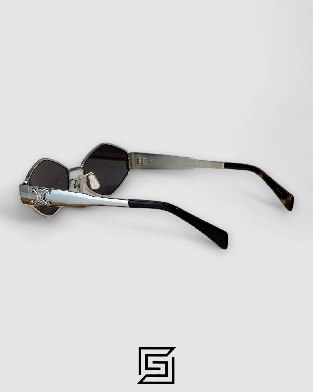 CELINE CL40254U Black Lenses Silver Frame