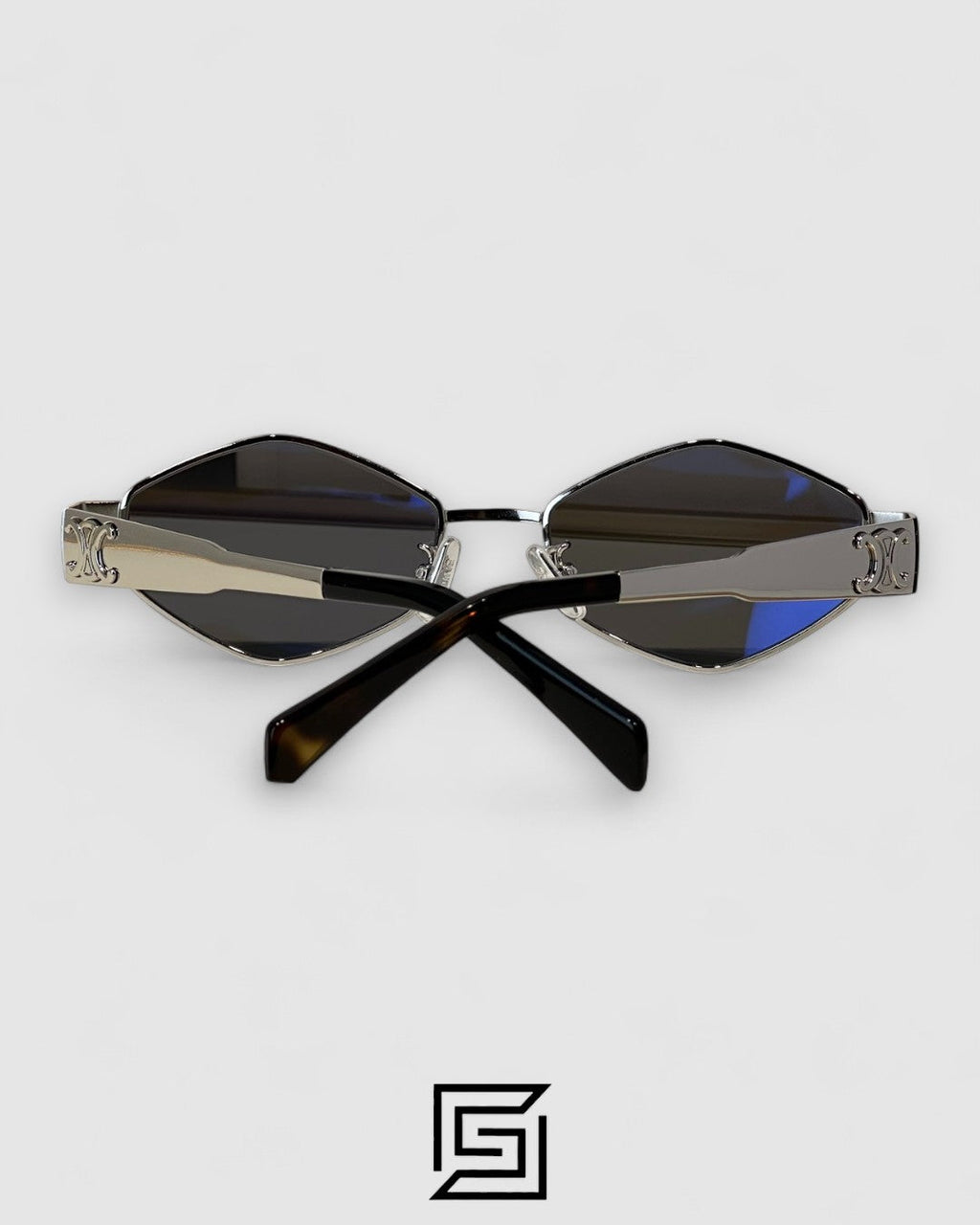 CELINE CL40254U Black Lenses Silver Frame