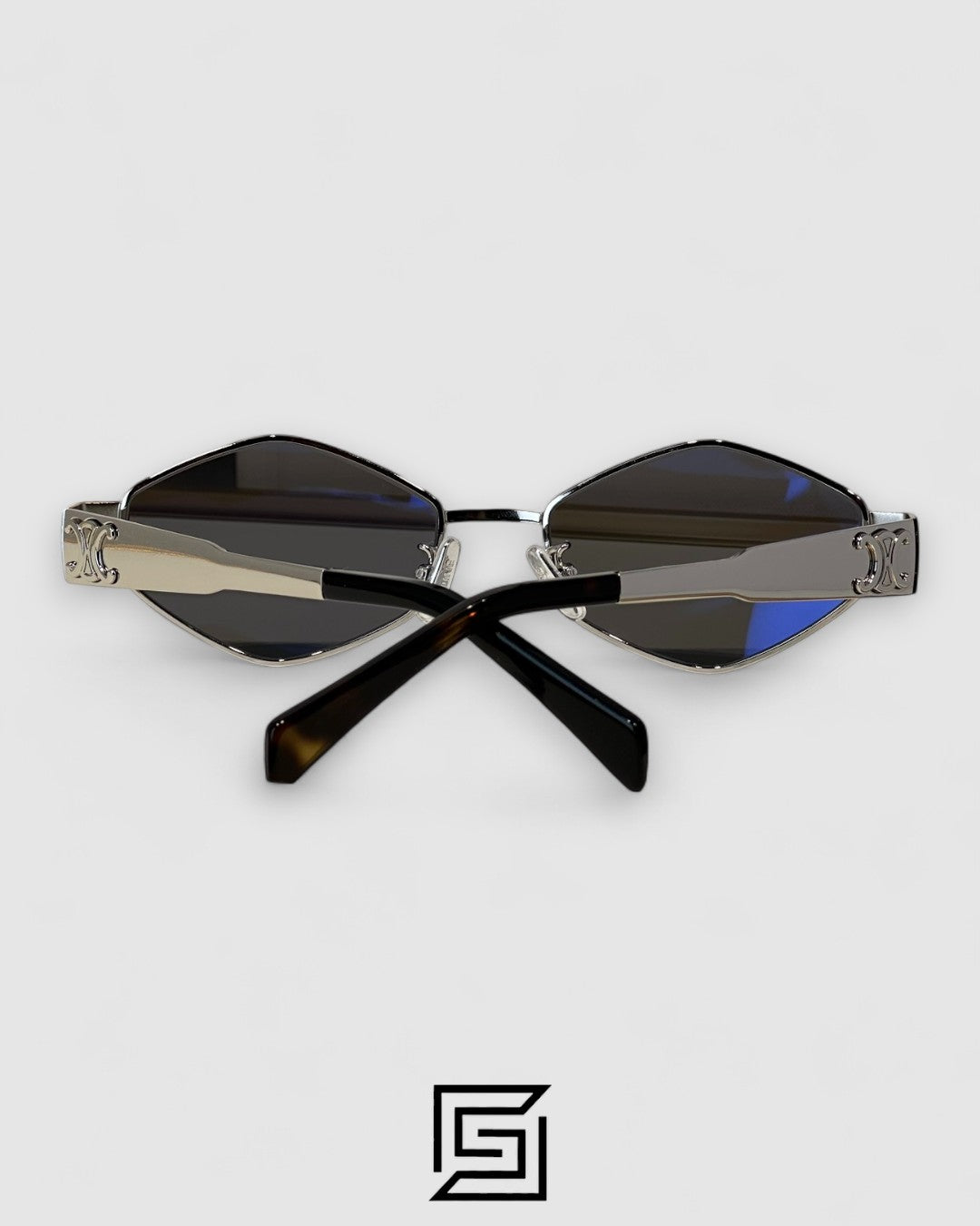 CELINE CL40254U Black Lenses Silver Frame