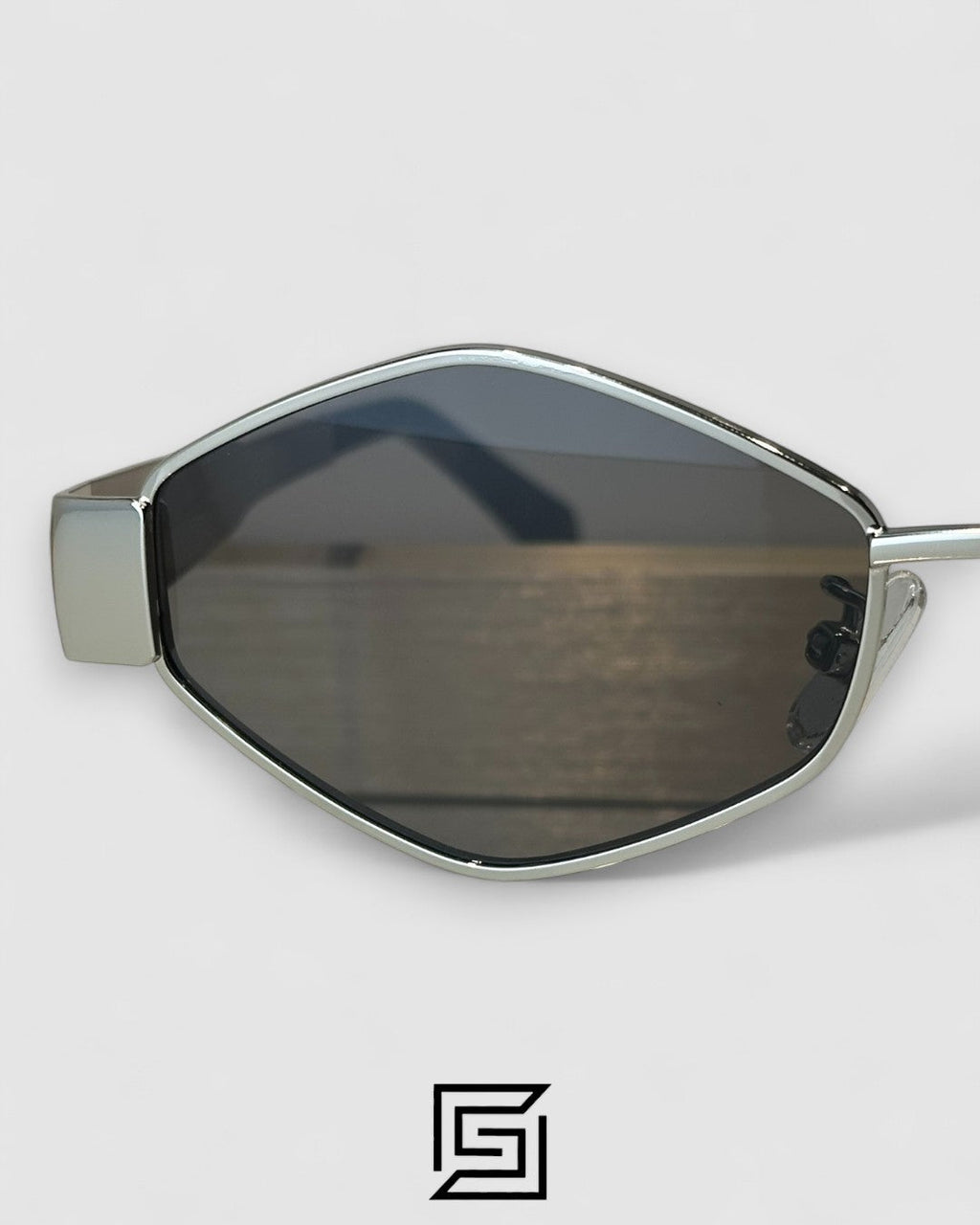 CELINE CL40254U Black Lenses Silver Frame