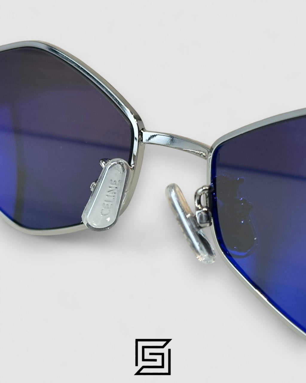 CELINE CL40254U Black Lenses Silver Frame