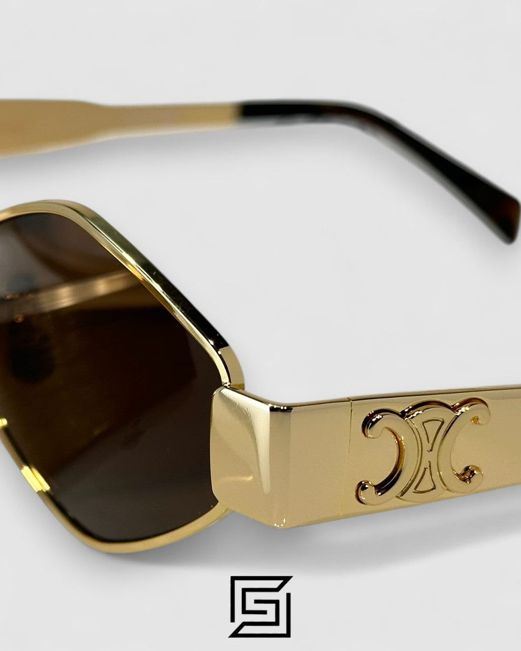 CELINE CL40254U Brown Lenses Rose Gold Frame