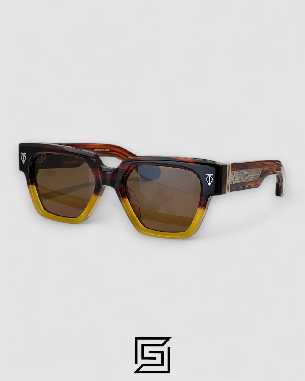 T HENRI UTOPIA Brown Lenses Half Brown Frame