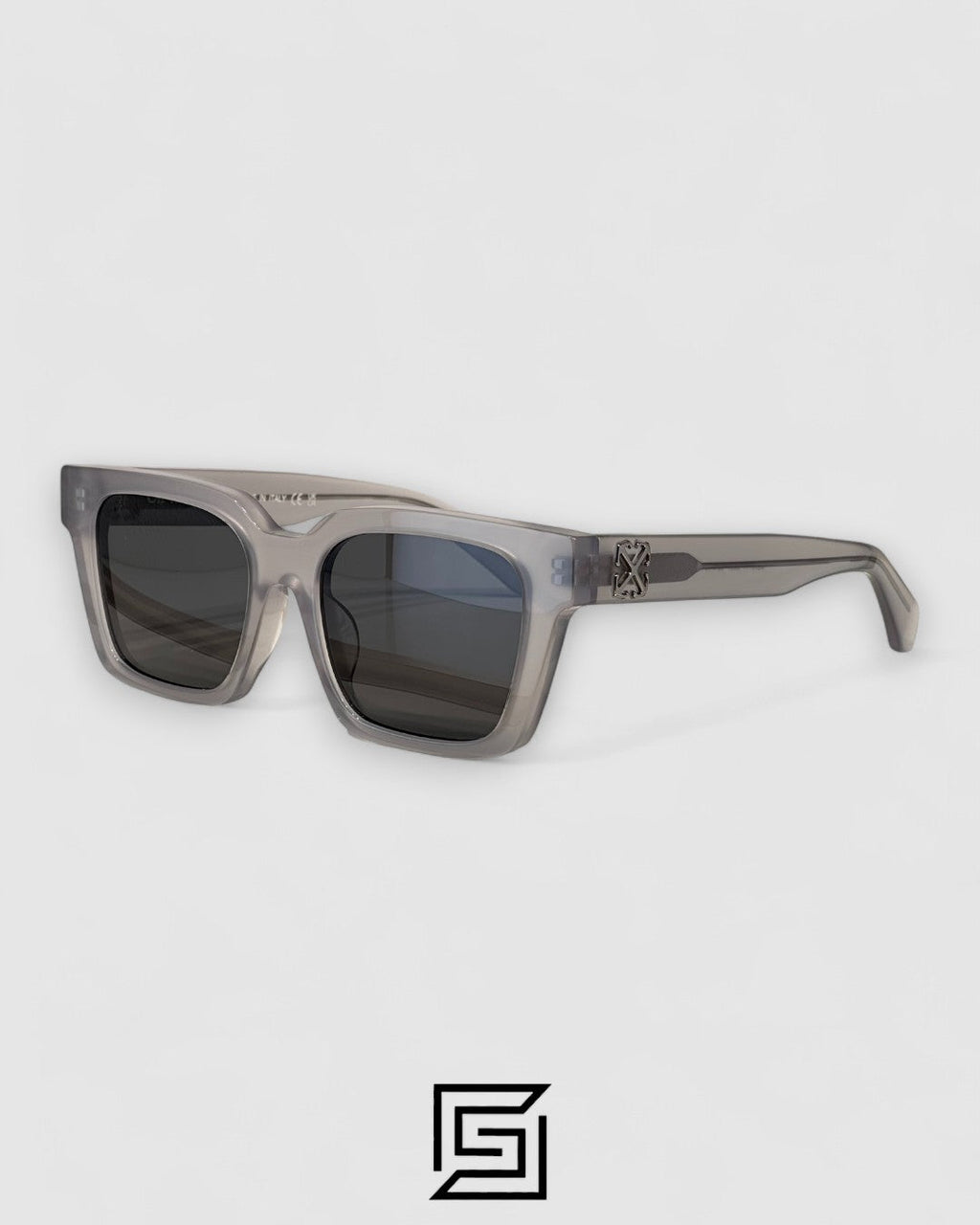 Off-White OER111 Black Lenses Grey Frame