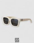 Off-White OER111 Black Lenses White Frame