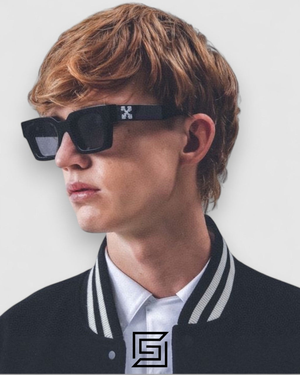 Off-White OER111 Black Lenses Grey Frame