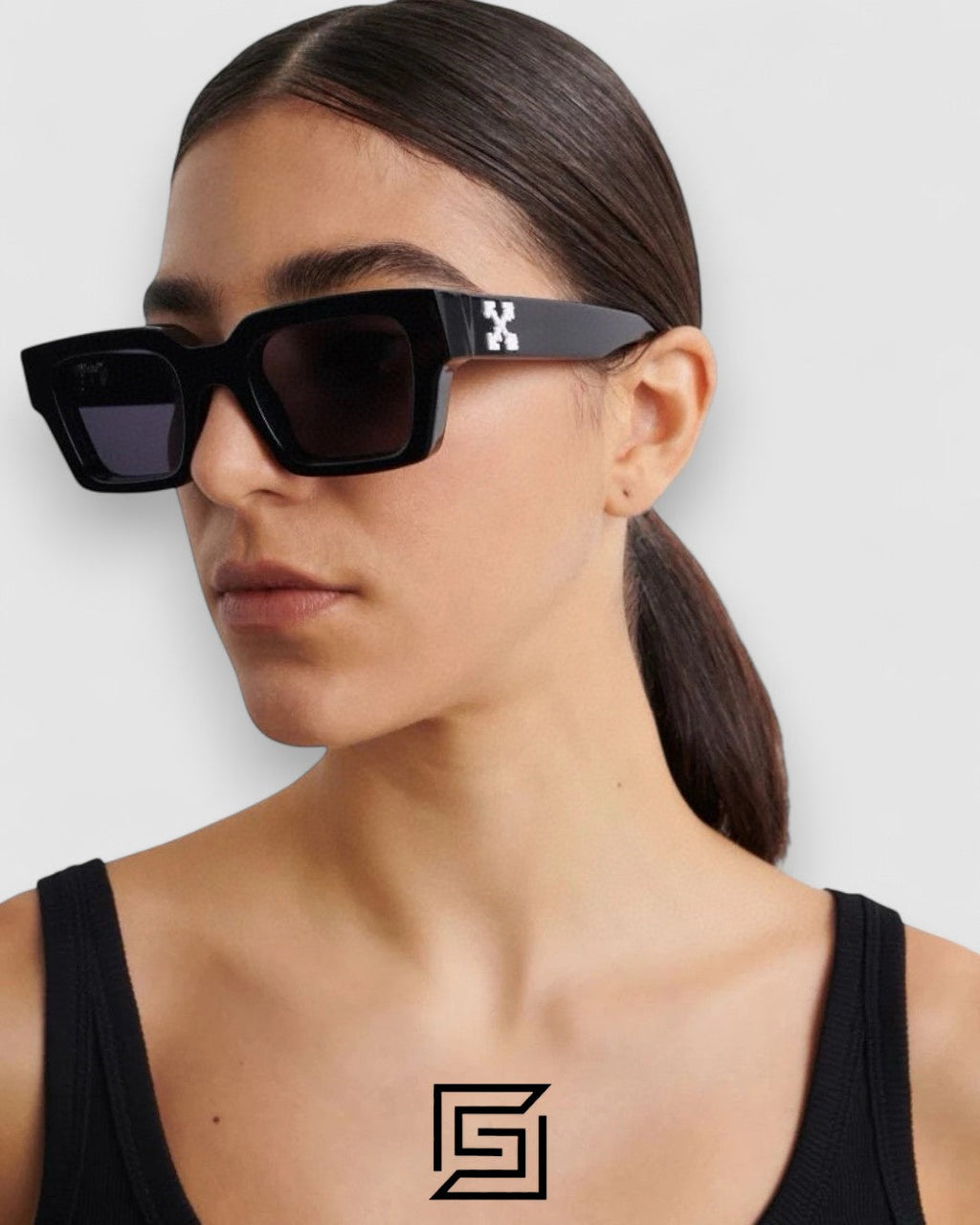 Off-White OER111 Black Lenses Black Frame