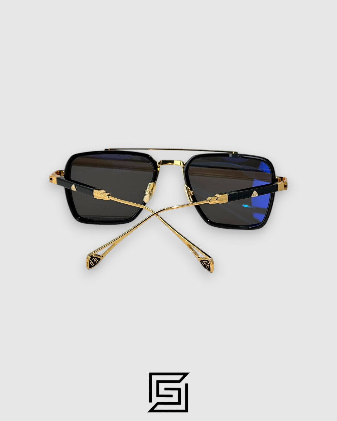 MAYBACH The PADKYLOBI Black Lenses Gold Frame