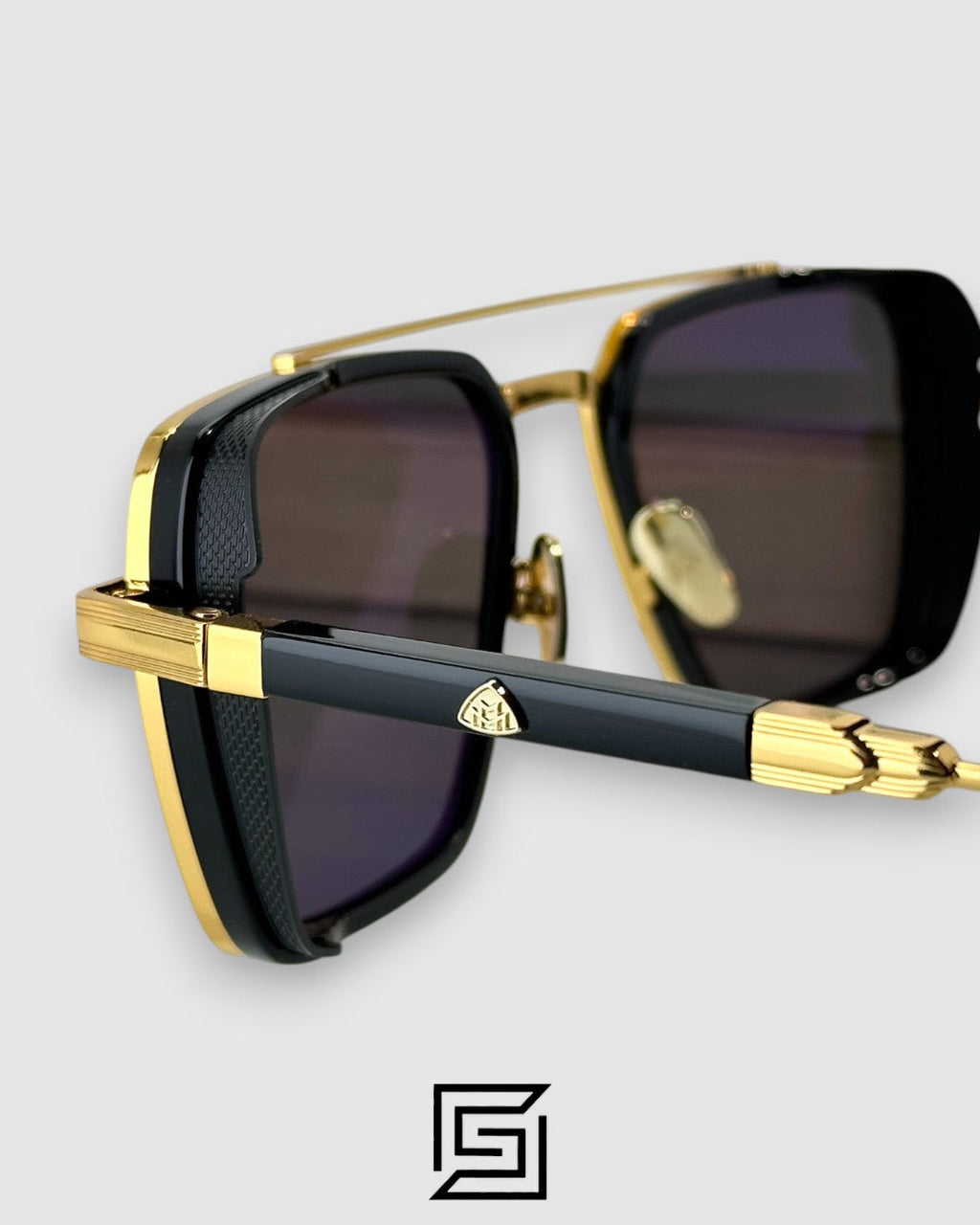 MAYBACH The PADKYLOBI Black Lenses Gold Frame