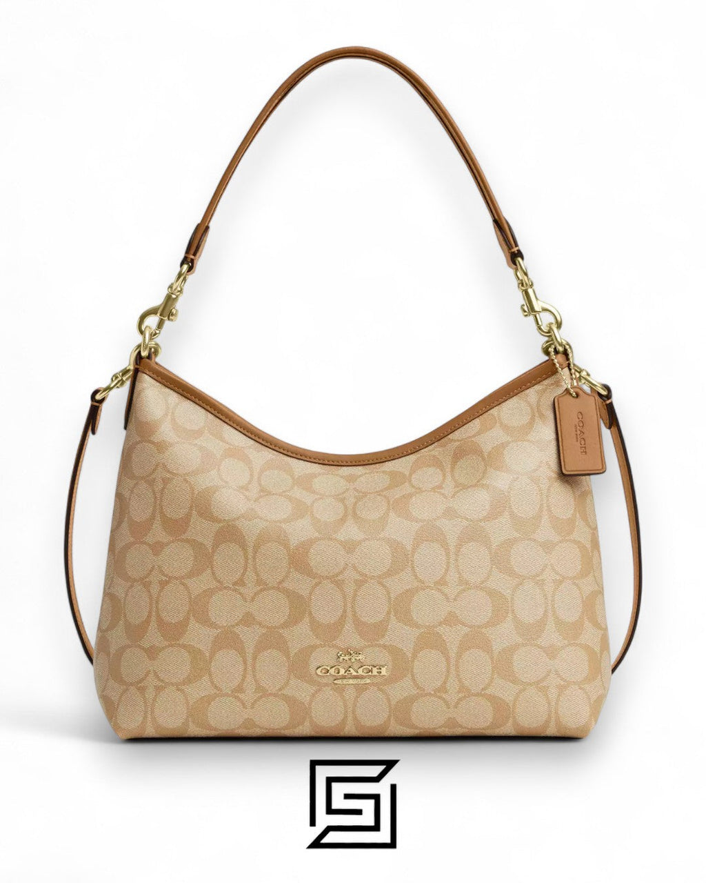 Coach Laurel Shoulder Bag In Signature Canvas CR149 Khaki