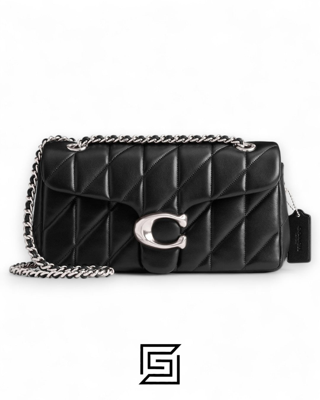 Coach Tabby Shoulder Bag 26 With Pillow Quilting Black Silver – Style No. CP150