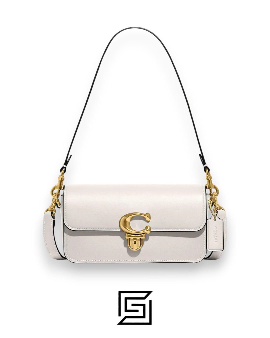 Coach Studio Baguette White Bag – Style No. CE331
