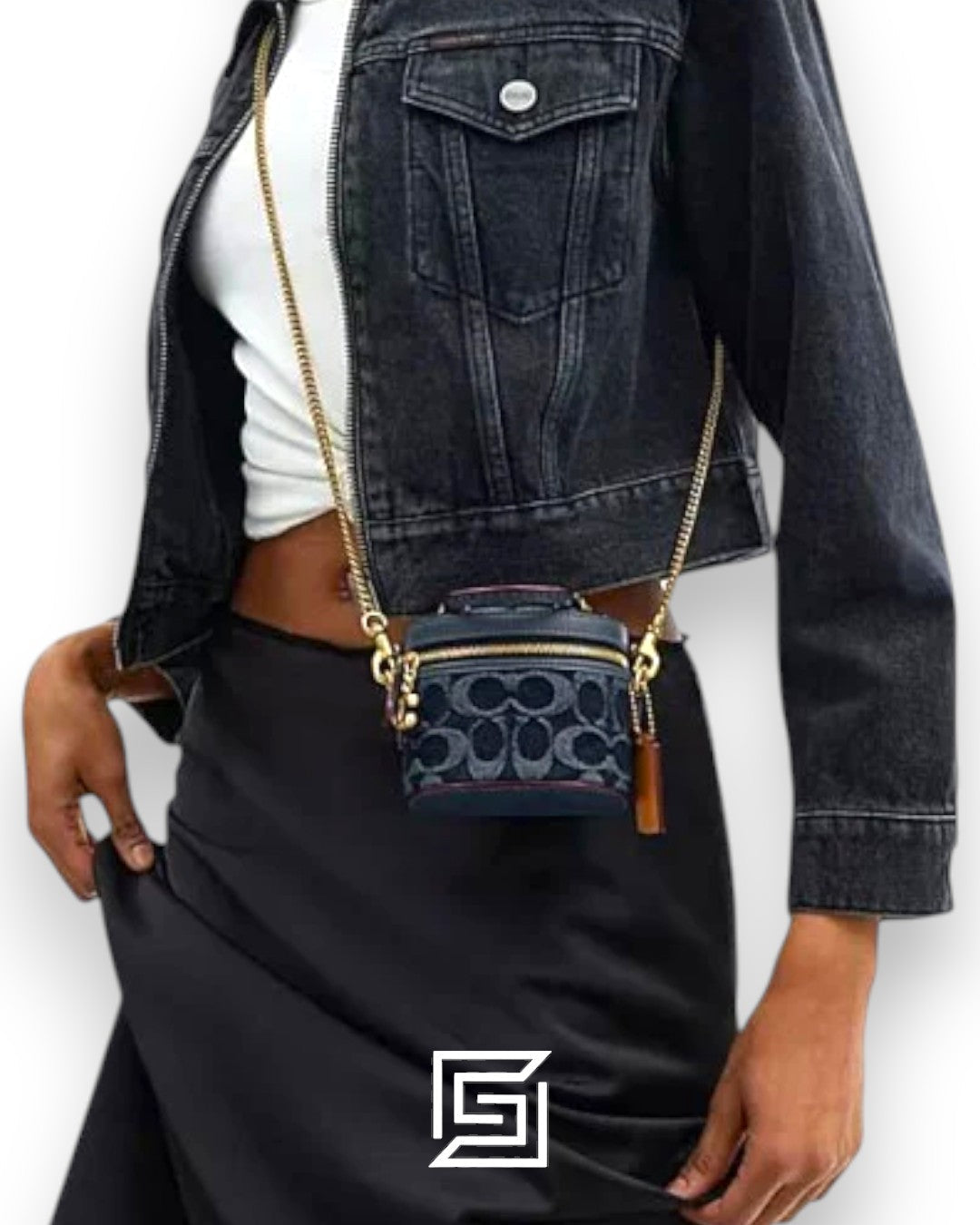 Coach Trail Crossbody 12 In Signature Denim Jeans – Style No. CT097