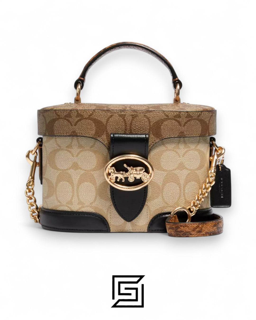 Coach Georgie Gem Crossbody In Blocked Signature Canvas – Style No. 5504
