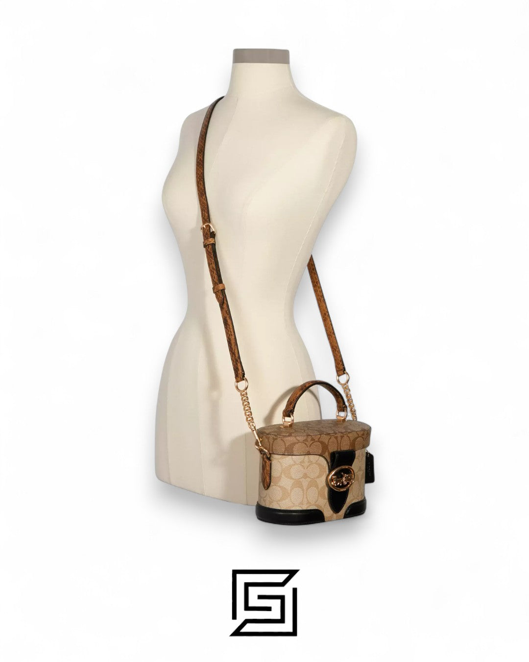 Coach Georgie Gem Crossbody In Blocked Signature Canvas – Style No. 5504