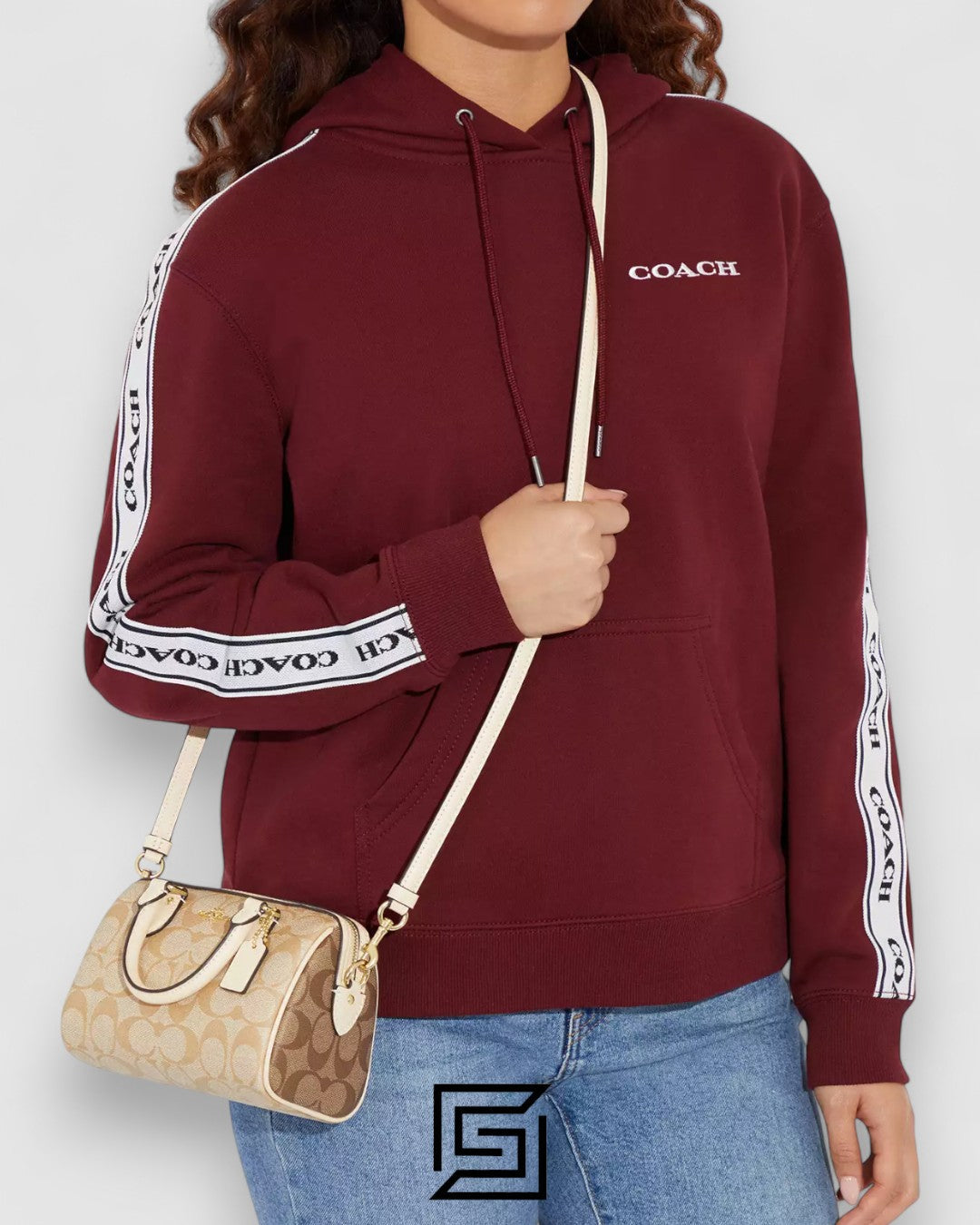 Coach Mini Rowan Satchel In Blocked Signature Canvas – Style No. Ch160