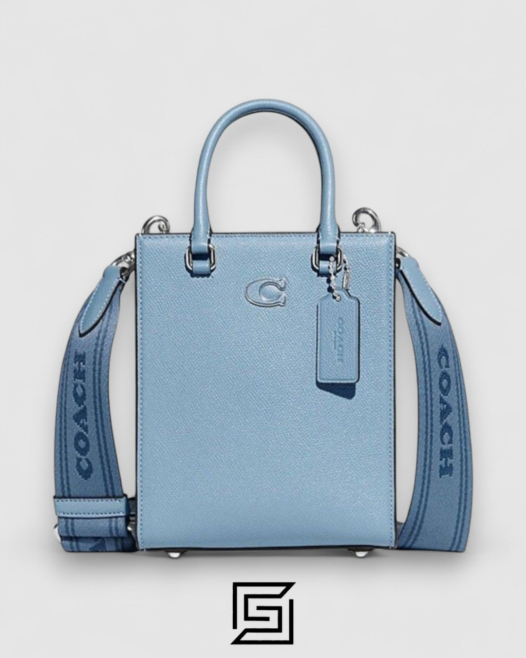 Coach Tote 16 With Signature Canvas Blue – Style No. CJ795