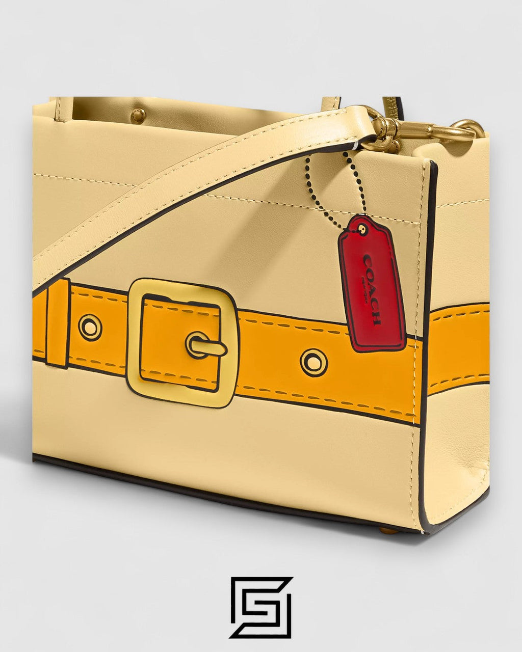 Coach Cashin Carry Tote 20 With Trompe L'oeil Print – Style No. C9813